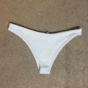 Pretty Little Thing White Bikini Bottom Size‎ 10